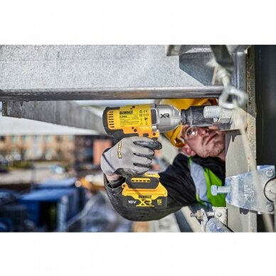 Akumuliatorinis smūginis veržliasukis DeWalt DCF900P2T-QW, 18 V, 5000 mAh 3