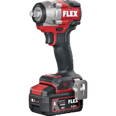 Akumuliatorinis smūginis veržliasukis FLEX IW 1/2" 400Nm 18.0-EC 5.0/Set 1 Akumuliatorinis smūginis veržliasukis FLEX IW 1/2" 400Nm 18.0-EC 5.0/Set 1