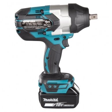 Akumuliatorinis smūginis veržliasukis LXT makita DTW1004Z 18V (be akum. ir be krov.) 7