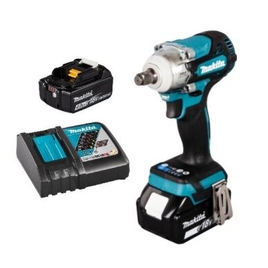Akumuliatorinis smūginis veržliasukis Makita DTW300RMJ, 18V, 2x4.0Ah Akumuliatorinis smūginis veržliasukis Makita DTW300RMJ, 18V, 2x4.0Ah