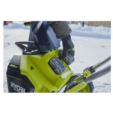 Akumuliatorinis sniego valytuvas Ryobi RY18STX45A-240, 18V ONE+, 2x4.0Ah 5
