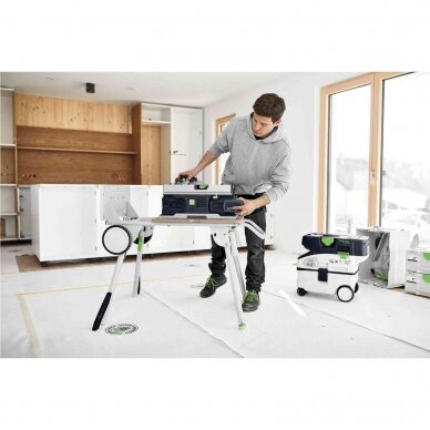 Akumuliatorinis stalinis diskinis pjūklas Festool CSC SYS 50 EBI-Basic, 2 x 18 V, (be akum. ir krov.) (576820) 5 Akumuliatorinis stalinis diskinis pjūklas Festool CSC SYS 50 EBI-Basic, 2 x 18 V, (be akum. ir krov.) (576820) 5