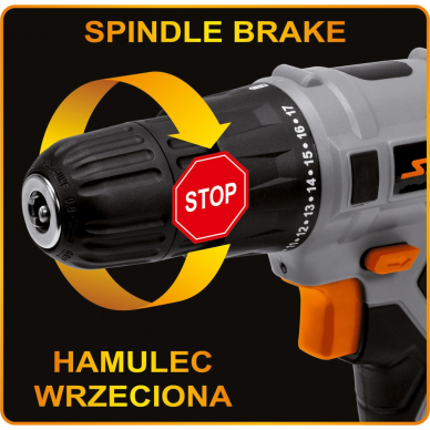 Akumuliatorinis suktukas Sthor, 18 V, 1.3 Ah 4 Akumuliatorinis suktukas Sthor, 18 V, 1.3 Ah 4