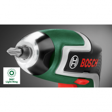 Akumuliatorinis suktuvas Bosch IXO 7, 3,6 V, 1x2,0 Ah, su 11 priedų 2 Akumuliatorinis suktuvas Bosch IXO 7, 3,6 V, 1x2,0 Ah, su 11 priedų 2