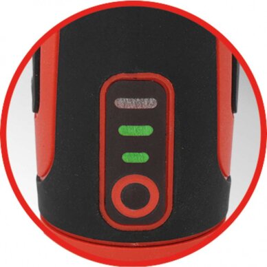 Akumuliatorinis suktuvas eMONSTER,  komplektas su 1/4´´ antg, KS Tools 6