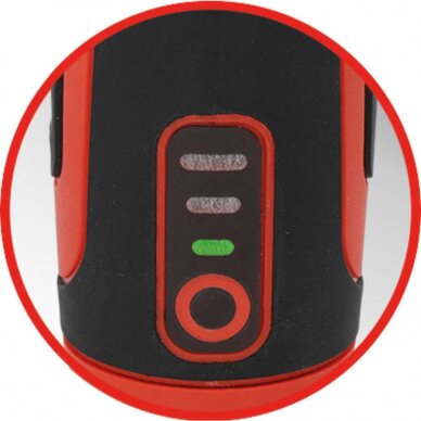 Akumuliatorinis suktuvas eMONSTER,  komplektas su 1/4´´ antg, KS Tools 7