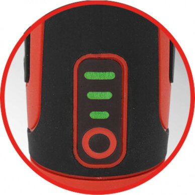 Akumuliatorinis suktuvas eMONSTER,  komplektas su 1/4´´ antg, KS Tools 5