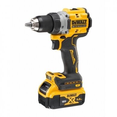 Akumuliatorinis suktuvas-gręžtuvas DeWalt DCD800P2T-QW, 18 V, 2x5.0 Ah 1