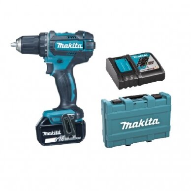 Akumuliatorinis suktuvas-gręžtuvas Makita DDF482SG1K, 18 V, 1x6.0 Ah Akumuliatorinis suktuvas-gręžtuvas Makita DDF482SG1K, 18 V, 1x6.0 Ah