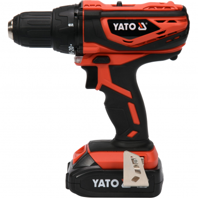 Akumuliatorinis suktuvas-gręžtuvas Yato, 18 V, 2,0 Ah, 2 greičiai 1 Akumuliatorinis suktuvas-gręžtuvas Yato, 18 V, 2,0 Ah, 2 greičiai 1
