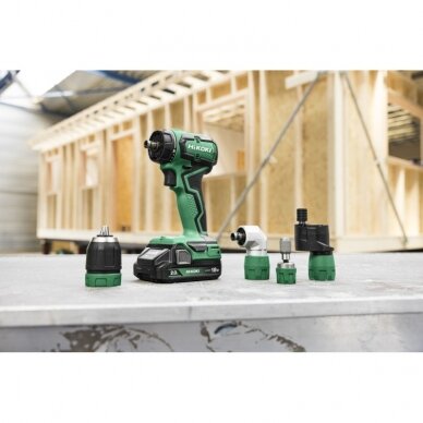 Akumuliatorinis suktuvas HiKOKI DS18DDQ 2,0Ah su sukimo priedais 3 Akumuliatorinis suktuvas HiKOKI DS18DDQ 2,0Ah su sukimo priedais 3