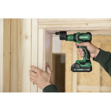 Akumuliatorinis suktuvas HiKOKI DS18DDQ 2,0Ah su sukimo priedais 4 Akumuliatorinis suktuvas HiKOKI DS18DDQ 2,0Ah su sukimo priedais 4