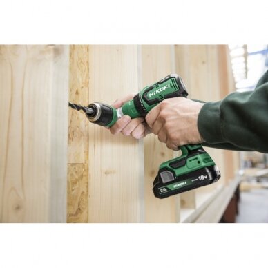 Akumuliatorinis suktuvas HiKOKI DS18DDQ 2,0Ah su sukimo priedais 5 Akumuliatorinis suktuvas HiKOKI DS18DDQ 2,0Ah su sukimo priedais 5