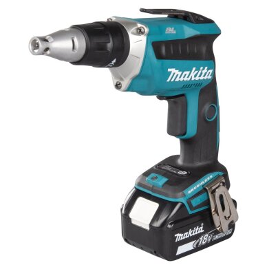 Akumuliatorinis suktuvas Makita DFS452TJX2, 18V, 2X5.0Ah (medvaržčių sukimui) 6