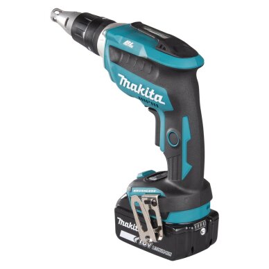 Akumuliatorinis suktuvas Makita DFS452TJX2, 18V, 2X5.0Ah (medvaržčių sukimui) 8