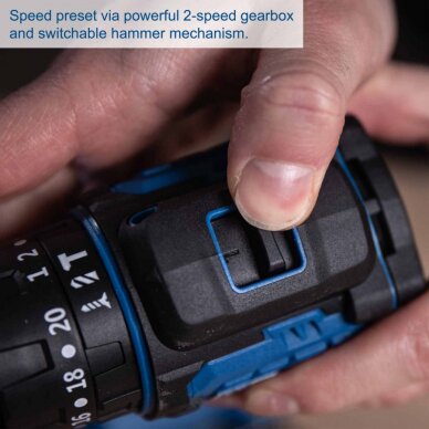 Akumuliatorinis suktuvas/gręžtuvas BC-CD50SC-X – SET S, Scheppach 5