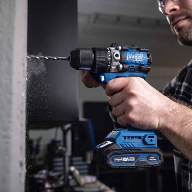 Akumuliatorinis suktuvas/gręžtuvas BC-CD70SC-X – SET S, Scheppach 1