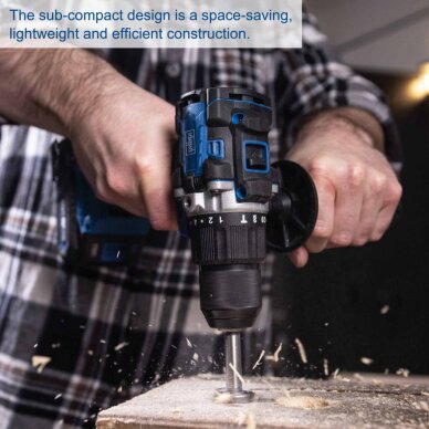 Akumuliatorinis suktuvas/gręžtuvas BC-CD70SC-X – SET S, Scheppach 3