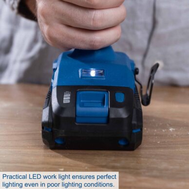 Akumuliatorinis suktuvas/gręžtuvas BC-DD60-X 20V, set S (2Ah + charger), Scheppach 3