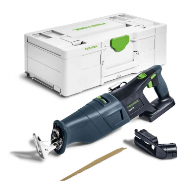 Akumuliatorinis tiesinis pjūklas Festool RSC 18 EB-Basic, 18 V, (be akum. ir krov.), (576947) Akumuliatorinis tiesinis pjūklas Festool RSC 18 EB-Basic, 18 V, (be akum. ir krov.), (576947)