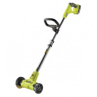 Akumuliatorinis trinkelių tarpų šepetys Ryobi RY18PCA-120, 1x2.0Ah (3 metai) Akumuliatorinis trinkelių tarpų šepetys Ryobi RY18PCA-120, 1x2.0Ah (3 metai)