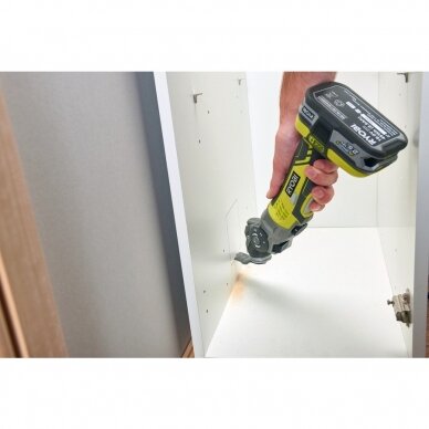 Akumuliatorinis universalusis įrankis Ryobi R18MT-0, 18 V (be akum. ir kroviklio) 2 Akumuliatorinis universalusis įrankis Ryobi R18MT-0, 18 V (be akum. ir kroviklio) 2