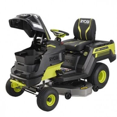 AKUMULIATORINIS VEJOS TRAKTORIUS RYOBI RY72TMX117-310, 72V, 117 CM 1 AKUMULIATORINIS VEJOS TRAKTORIUS RYOBI RY72TMX117-310, 72V, 117 CM 1