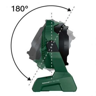 Akumuliatorinis ventiliatorius Bosch UniversalFan, 18 V, (be akum. ir krov.) 1
