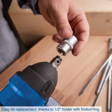 Akumuliatorinis veržliasukis BC-IW350-X 20V, korpusas, Scheppach 1 Akumuliatorinis veržliasukis BC-IW350-X 20V, korpusas, Scheppach 1