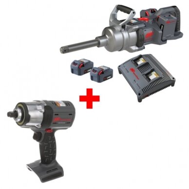 Akumuliatorinis veržliasukis INGERSOLL-RAND W9691-K4E-EU su priedu Akumuliatorinis veržliasukis INGERSOLL-RAND W9691-K4E-EU su priedu