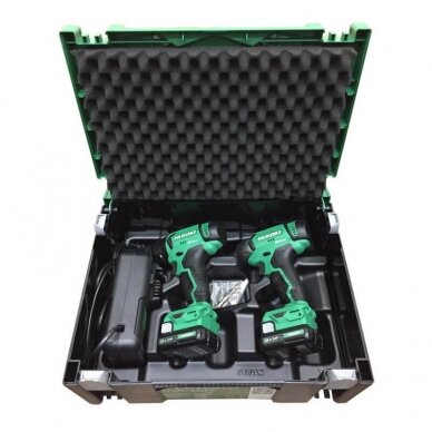 Akumuliatorinių įrankių rinkinys HiKOKI KC12DA 2 Akumuliatorinių įrankių rinkinys HiKOKI KC12DA 2