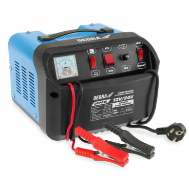 Akumuliatorių įkroviklis su paleidimo (BOOST) funkcija Dedra DEP030, 12/24V 30-300Ah Akumuliatorių įkroviklis su paleidimo (BOOST) funkcija Dedra DEP030, 12/24V 30-300Ah