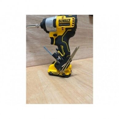 Magnetinių antgalių laikiklis StealthMounts BH-DW-4590-BLK, skirtas "Dewalt XR" ir "Flexvolt" įrankiams 2 Magnetinių antgalių laikiklis StealthMounts BH-DW-4590-BLK, skirtas "Dewalt XR" ir "Flexvolt" įrankiams 2