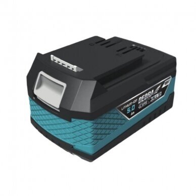 Akumuliatorius Dedra DED7035, 18 V, 5.0 Ah, Li-Ion Akumuliatorius Dedra DED7035, 18 V, 5.0 Ah, Li-Ion