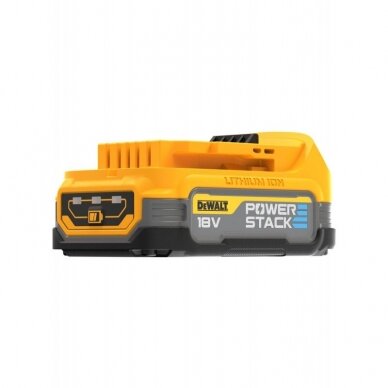 Akumuliatorius DeWALT Powerstack DCBP034-XJ, 18 V, li-ion, 1.7Ah 2 Akumuliatorius DeWALT Powerstack DCBP034-XJ, 18 V, li-ion, 1.7Ah 2