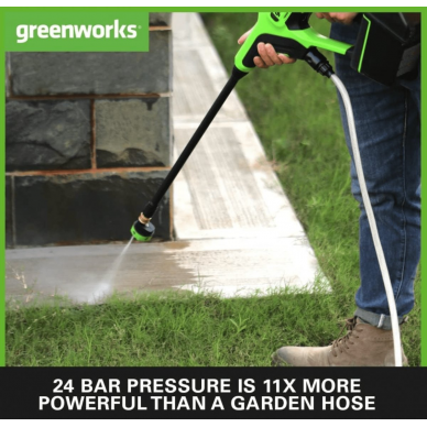 AKUMULITORINĖ PLOVYKLA 24V Greenworks g24pwk4 3 AKUMULITORINĖ PLOVYKLA 24V Greenworks g24pwk4 3