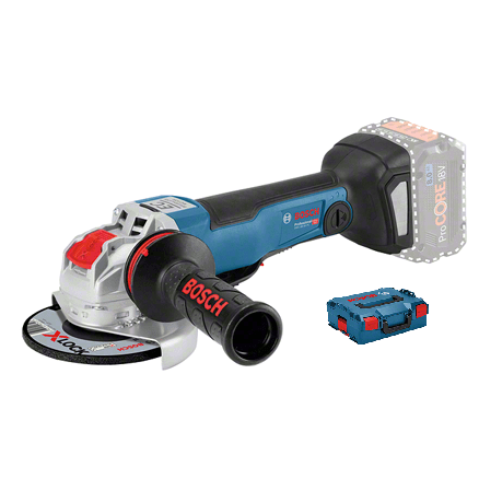 Akumuliatorinis kampinis šlifuoklis su X-LOCK Bosch GWX 18V-10 PC SOLO, 125 mm Akumuliatorinis kampinis šlifuoklis su X-LOCK Bosch GWX 18V-10 PC SOLO, 125 mm