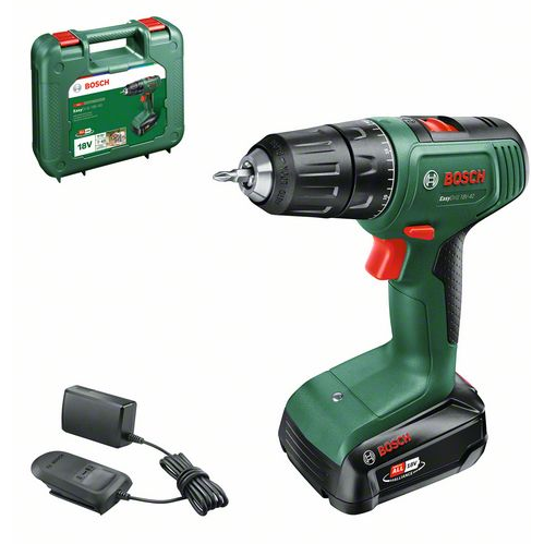 Akumuliatorinis gręžtuvas- suktuvas Bosch Easydrill 18V-40, 18 V, 1x2,0 Ah Akumuliatorinis gręžtuvas- suktuvas Bosch Easydrill 18V-40, 18 V, 1x2,0 Ah