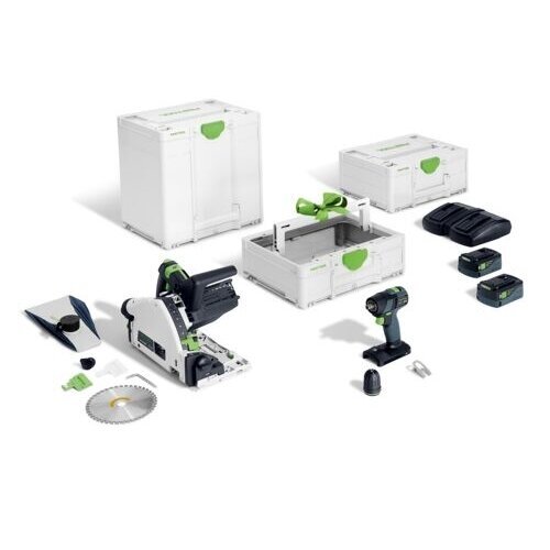 Akumuliatorinis Combo rinkinys, universalusis Festool TSC 55 K/TXS 18/TB M 137 (578024) Akumuliatorinis Combo rinkinys, universalusis Festool TSC 55 K/TXS 18/TB M 137 (578024)