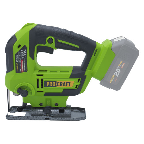 Akumuliatorinis siaurapjūklis ProCraft ST22, 20 V, (be akum. ir krov.) Akumuliatorinis siaurapjūklis ProCraft ST22, 20 V, (be akum. ir krov.)