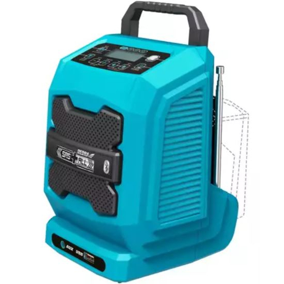 Akumuliatorinis radijas DEDRA DED7005, Bluetooth, USB, 18V 1 Akumuliatorinis radijas DEDRA DED7005, Bluetooth, USB, 18V 1