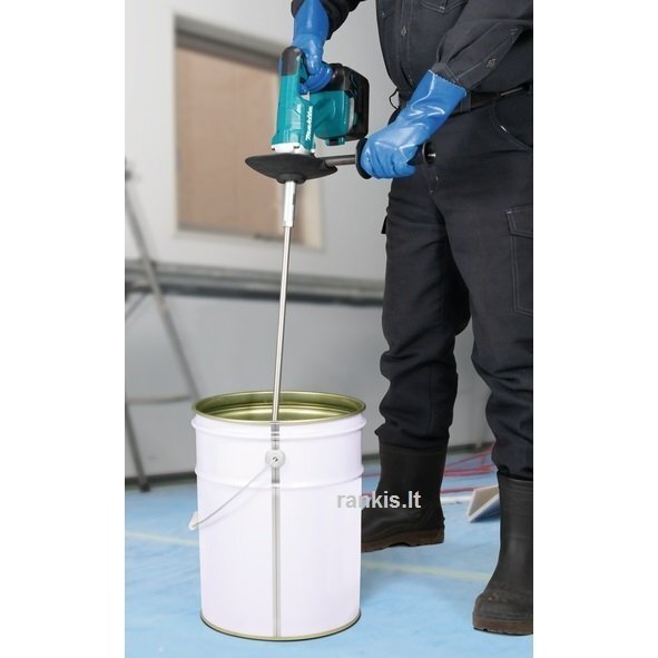 Akumuliatorinė maišyklė Makita DUT130Z, 18V 1 Akumuliatorinė maišyklė Makita DUT130Z, 18V 1