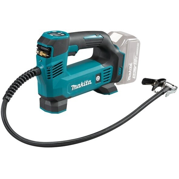 Akumuliatorinis oro kompresorius Makita DMP180SY, 18V, 8,3 bar/121 psi 1 Akumuliatorinis oro kompresorius Makita DMP180SY, 18V, 8,3 bar/121 psi 1