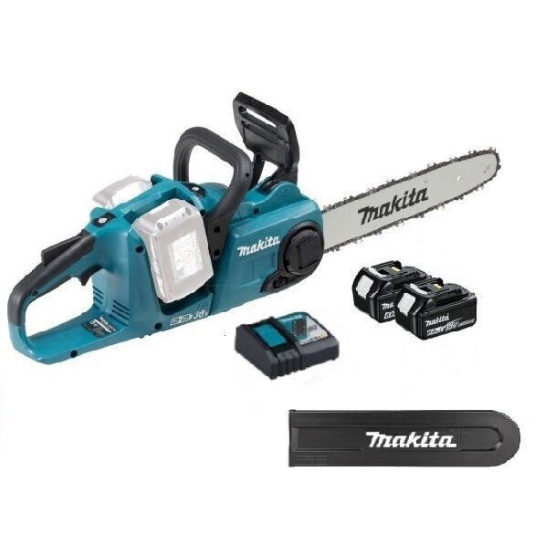 Akumuliatorinis grandininis pjūklas Makita DUC353RTE, 2x18 V, 2x5,0 Ah Akumuliatorinis grandininis pjūklas Makita DUC353RTE, 2x18 V, 2x5,0 Ah