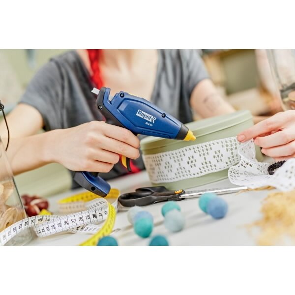 Akumuliatorinis klijų pistoletas BGX7, 7mm, USB įkrovimas, Rapid 7 Akumuliatorinis klijų pistoletas BGX7, 7mm, USB įkrovimas, Rapid 7