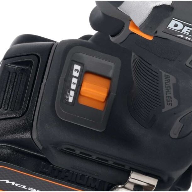 Akumuliatorinis smūginis suktuvas DeWalt DCF85MP2T-QW MCLAREN, 18V, 2x5Ah, 1/4" 4 Akumuliatorinis smūginis suktuvas DeWalt DCF85MP2T-QW MCLAREN, 18V, 2x5Ah, 1/4" 4