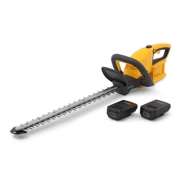 Akumuliatorinės gyvatvorių žirklės STIGA HT 300E KIT, 2x20 V, 2.0 Ah Akumuliatorinės gyvatvorių žirklės STIGA HT 300E KIT, 2x20 V, 2.0 Ah