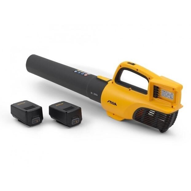 Akumuliatorinis lapų pūstuvas STIGA BL 300E KIT, 2x20 V, 4.0 Ah Akumuliatorinis lapų pūstuvas STIGA BL 300E KIT, 2x20 V, 4.0 Ah