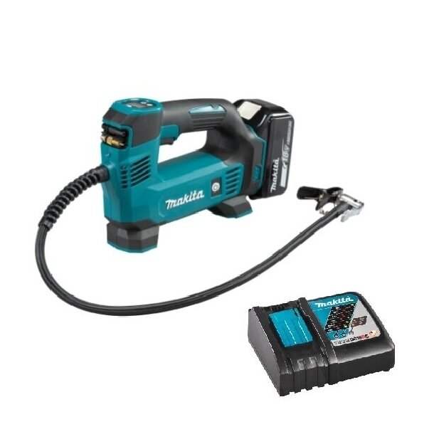 Akumuliatorinis oro kompresorius Makita DMP180SY, 18V, 8,3 bar/121 psi Akumuliatorinis oro kompresorius Makita DMP180SY, 18V, 8,3 bar/121 psi