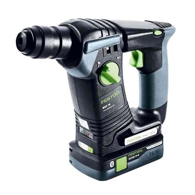 Akumuliatorinis perforatorius Festool BHC 18 HPC 4,0 I-Plus, 18 V, 2 x 4,0 Ah, (577602) 1 Akumuliatorinis perforatorius Festool BHC 18 HPC 4,0 I-Plus, 18 V, 2 x 4,0 Ah, (577602) 1